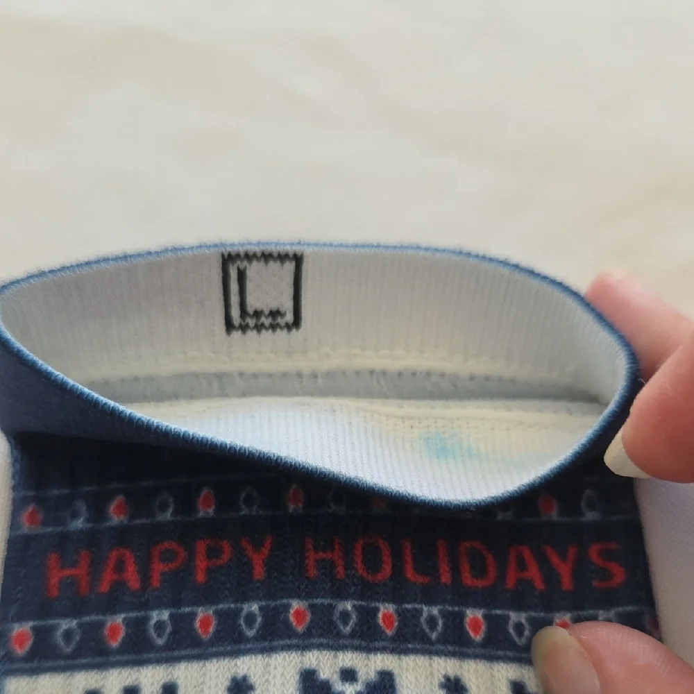Brooks Festive Blue and Black Socks
